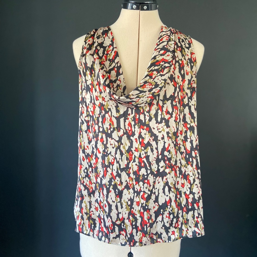 Monsoon Floral Print Sleeveless Top size 4